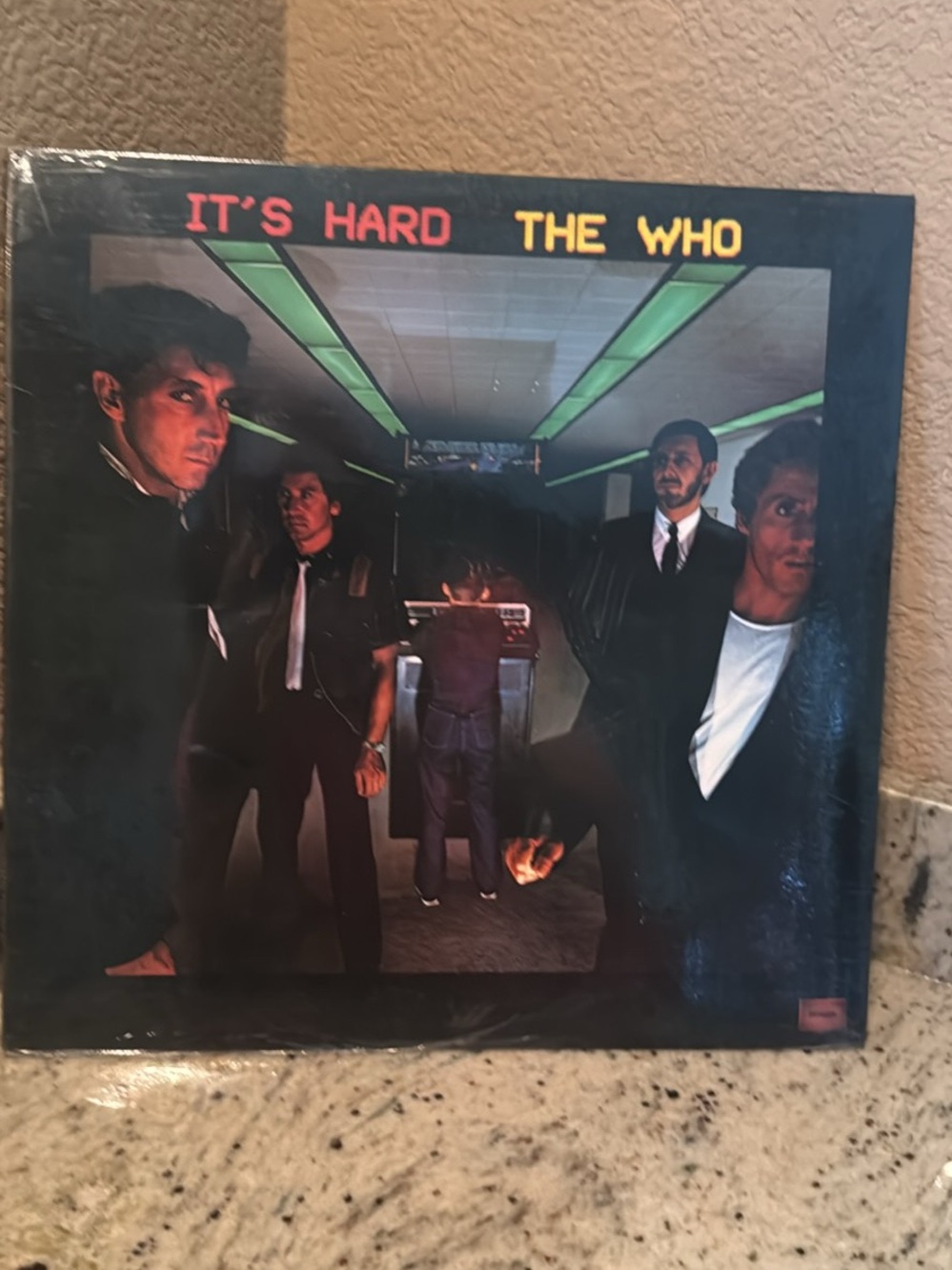 The Who - It's Hard Vinyl LP (Black Cover with Neon Green Accents)